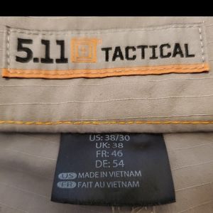 MEN'S 5.11 TACTICAL PANTS SIZE 38W BY30L